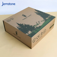 Revestimiento de papel de aluminio reciclado impreso personalizado, regalo de té suelto, embalaje magnético de chocolate, caja de regalo de lujo para pequeñas empresas