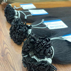 Extensions de cheveux Remy à pointe de kératine couleur personnalisée en gros Extensions de cheveux plats de cheveux vietnamiens - Product Image 2