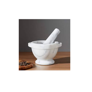 Natural Marble Mortar and Pestle for <b>Spices</b> Seasonings Pastes and Customized Size with Sale <b>Product</b> - Product Image 6