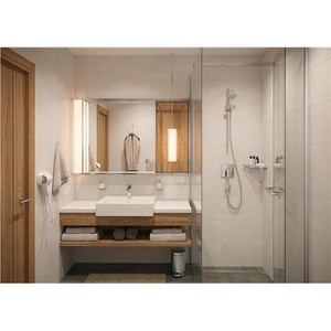 Hansgrohe HG <b>Hose</b> Connector FIXFIT SQUARE with Backflow Preventer Chrome - Product Image 3