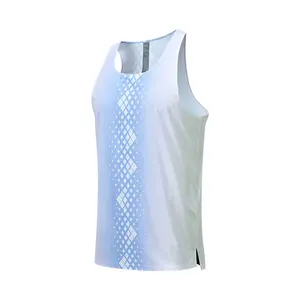 Respirant Anti-boulochage 180g Haute Qualité Coton Hommes Débardeur Logo Personnalisé Gym Workout High Street Style - Product Image 1