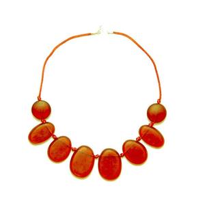 Beautiful Vintage Multi-Color Resin Beads Long Necklace Handmade by Faizacraft for Women and <b>Girls</b> <b>Box</b> Packing From India - Product Image 3