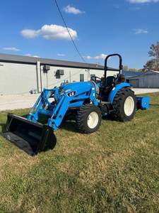 Fournisseur direct d'usine pour une tondeuse à gazon de qualité 5,5 CV EPA, petit tracteur 4x4 avec chargeur frontal, pelle arrière, mini-tracteur sans fil - Product Image 3