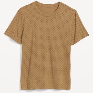 T-shirt pour homme imprimé sur mesure de qualité supérieure exclusive T-shirt surdimensionné à manches courtes avec broderie en soie de BD - Product Image 1
