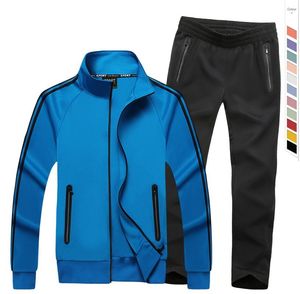 Ensemble de survêtement unisexe, vêtements de sport haut de gamme, tenue deux pièces, idéal pour le sport, la remise en forme, la salle de sport, le jogging, la course à pied - Product Image 2