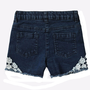 Pantalones cortos de mezclilla de lavado ácido de calidad superior para mujer, pantalones vaqueros informales de cintura alta para mujer, traje de verano a la moda - Product Image 2