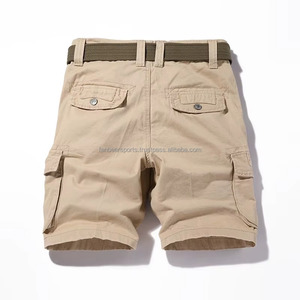 Pantalones Cortos de Mezclilla para Hombre, Estilo Cargo, de Lona Gruesa Lavada, con Logotipo Personalizado, Fabricados en Pakistán - Product Image 2