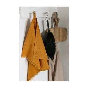 Mustard Brown Volour Embroidered <b>Quick</b> <b>Drying</b> Standard Size Digital Logo Cotton Wholesale Blank Sublimation Golf Kitchen <b>Towels</b> - Product Image 1