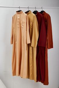 Modest Khimar Thobr Abaya Embroidery Long Sleeve Muslim Clothing Saudi Jubba Arab Kaftan Thobe Long Dress <b>Robe</b> <b>Men</b> <b>Silk</b> Made - Product Image 6