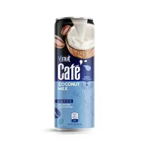 批发咖啡拿铁椰奶325毫升罐越南供应商制造商RTD cafe Lacstose免费