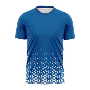 Camiseta Casual de Cuello Redondo para Hombre, 100% Algodón, Secado Rápido, Manga Corta, Diseño de Puntos Tejidos con Logotipo Personalizado, Oferta - Product Image 1