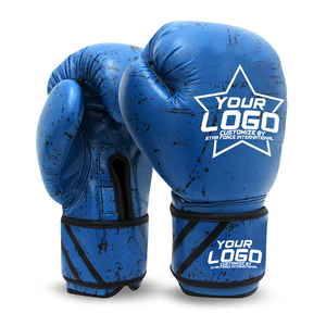 Gants de boxe en cuir de vachette sans marque personnalisés de haute qualité support de poignet Velcro/support de poignet à crochet et boucle - Product Image 6