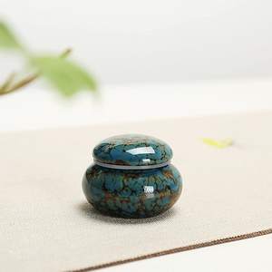 Green Small Ceramics Urn <b>Keepsake</b> Urns for Human <b>Ashes</b> 1.7'' Mini Urns for Human <b>Ashes</b> or <b>Pet</b> Hold 1.2 Cubic Inches of <b>Ashes</b> - Product Image 5