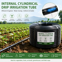 Tuyaux d'irrigation goutte à goutte cylindriques en PE de 16 mm, résistants à la chaleur et économiseurs d'eau, de 1000 mètres, pour terres agricoles - Prix compétitif
