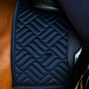 Tapis de selle anglais de qualité supérieure Tissu matelassé doux Respirant Durable OEM Equitation Logo personnalisé Tapis de selle - Product Image 3