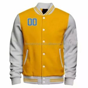 Chaquetas universitarias de talla grande para hombre, venta al por mayor, chaquetas universitarias en blanco con logotipo personalizado, chaqueta universitaria Lisa Letterman para hombre 2024 - Product Image 5