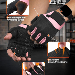 Amazing Product Weightlifting <b>Fitness</b> <b>Gloves</b> Breathable Gym Sports Outdoor Strength Training Weightlifting <b>Gloves</b> - Product Image 5