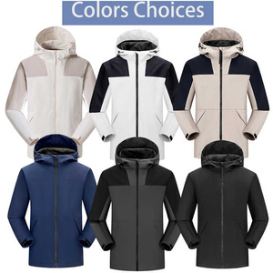 Manteau de pluie léger softshell avec logo personnalisé pour hommes, veste coupe-vent imperméable pour la randonnée hivernale, la pêche High Street - Product Image 3