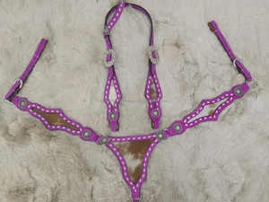 Conjunto de Silla de Montar Occidental de Cuero Genuino con Costuras de Hebilla Personalizables para Equitación - Product Image 3