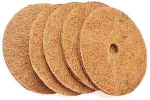 Manta de Fibra de Coco Redonda y Sostenible para Bases de Árboles, Cubierta Ecológica que Retiene la Humedad para Jardines y Viveros - Product Image 4