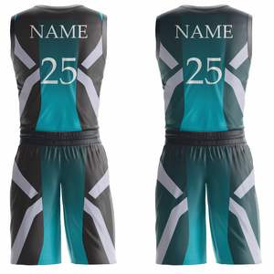 Uniforme de baloncesto reversible de alta calidad, ropa deportiva de verano con pantalones cortos reversibles y Conjunto de jersey, patrón personalizado - Product Image 2