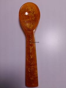 Cuchara de resina de diseño moderno en forma de corazón para cocinar cuchara para utensilios de cocina uso mejor cuchara de resina pequeña de Javed artesanías - Product Image 5