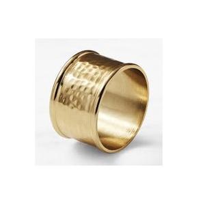 Anneau de serviette en laiton artisanal indien pour la décoration de table d'hôtel et de maison, anneau de serviette en laiton de luxe, style personnalisé, fournitures directes d'usine - Product Image 4