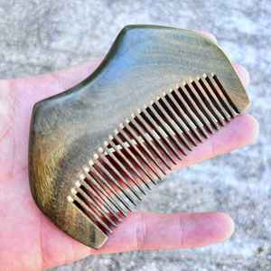 Handcrafted Natural Wooden Wide Tooth <b>Massage</b> Comb Hair Detangler Scalp Care <b>Tool</b> for Professional Salon Use - Product Image 5