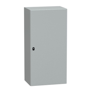 For Schneider Electric NSYS3D12640 Wall-Mounted Steel Enclosure PanelSeT S3D with Plain <b>Door</b> and Mounting <b>Plate</b> 1200x600x400mm - Product Image 1