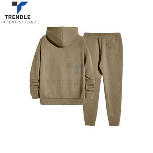 Conjunto Deportivo Unisex de Dos Piezas, Sudadera con Capucha y Pantalones Deportivos, Informal, para Gimnasio, Correr, Uso Diario, Transpirable - Product Image 2