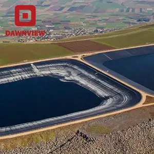 Dawnview 0.3 - 2mm HDPE Geomembrane Pond Liner For Dam Reservoir Mining Fish Farm