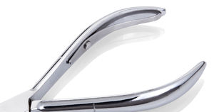 Pince à ongles à cuticules polonaise finition D-03 coupe-ongles à ressort unique métal acier simple poignée pince à ongles pour la beauté - Product Image 5