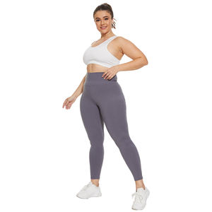 Mallas de mujer transpirables y de alta calidad para ropa de yoga/mallas de mujer holgadas de talle alto de talla personalizada y color - Product Image 1
