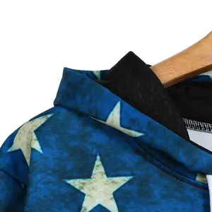 Sudadera con capucha con logotipo personalizado para mujer, prenda deportiva con estampado de bandera, a la moda, OEM - Product Image 5