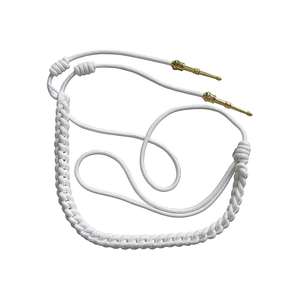 Aiguillettes en fil d'or de haute qualité de Belgique, cordon en macramé pour la finition des vêtements, type enduit, Belgique, haute qualité, Belgique, haute qualité - Product Image 4