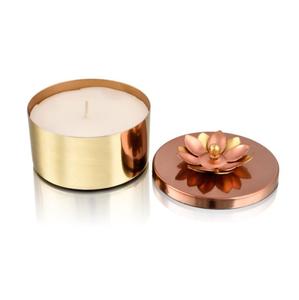 Round Shape Modern Metal Candle Container <b>for</b> Home and <b>Garden</b> Decoration Candle Jars at Affordable Price - Product Image 3