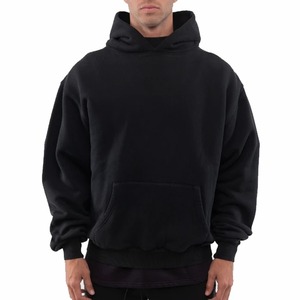 Pull à Capuche Homme Hiver 2025 Tendance – 100% Coton Brodé, Perles et Strass – Style Streetwear Oversize Écoresponsable - Product Image 5