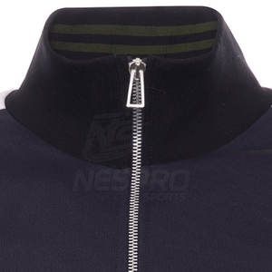Trendy <b>Men</b> Stand Collar Front Logo Eco-Friendly Breathable <b>Track</b> <b>Jacket</b> Hot Sale Plain Color Long Sleeve Custom Winter <b>Jacket</b> - Product Image 4