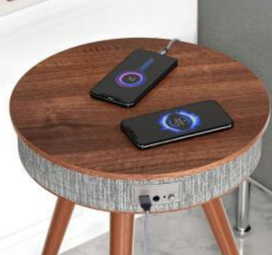 Mesa de Centro con Rotación de 360 Grados °   Altavoz Bluetooth y Cargador - Product Image 5