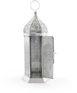 Linternas colgantes marroquíes chapadas en plata de estilo moderno, Metal de la mejor calidad para fiesta de Navidad, boda, banquete, galería, escenario - Product Image 4