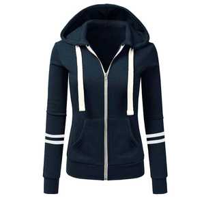 Zipper Style Fashion Wear Sweats à capuche pour femmes Sweat à capuche en molleton de coton Nouvelle arrivée Sweat à capuche à fermeture éclair ample à manches longues au Pakistan avec LOGO - Product Image 6