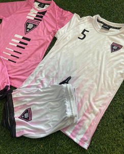 100% Polyester conception de sublimation personnalisée vêtements de sport respirant à manches courtes maillot de football uniformes de football pour hommes - Product Image 4