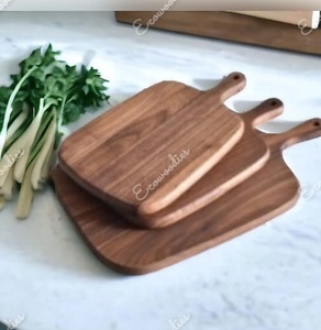 Unique Design Cutting Board Solid Bamboo <b>Wood</b> Portable Plate Vegetables Fruits Bread Tray Steak Chopping Blocks Simple Chopper - Product Image 2