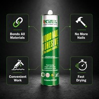 Colle de construction ultra-résistante 45 kg par cm², sans clous, séchage rapide, haute résistance, super adhérence, 300 ml, adhésif liquide pour clous