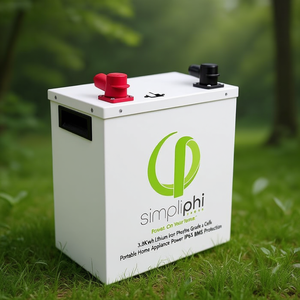 Batterie au lithium fer phosphate SimpliPhi PHI-3.8-48-M 3.8KWh, cellules de qualité A, portable, pour appareils électroménagers, protection IP65 BMS - Product Image 3
