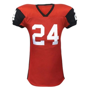 Wholesale Best Quality American Football Uniform Custom Logo Sublimated Breathable Quick Dry Plus Size Team Sportswear Set - Product Image 3