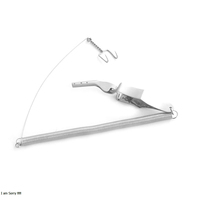 Yasargil Gelea Crochet à ressort manuel en acier inoxydable pour microchirurgie neurochirurgicale, anévrisme, chirurgie cérébrale