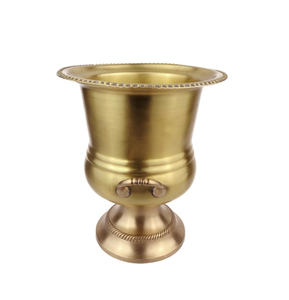 ถังน้ำแข็งอลูมิเนียมชุบทองพร้อมที่จับอ่างเครื่องดื่มสำหรับงานเลี้ยงหรูหราสำหรับถังแชมเปญที่เก็บน้ำแข็งแช่แข็งได้นานขึ้น - Product Image 6