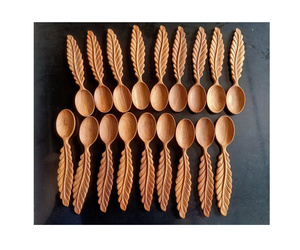 Cuchara de madera de Vietnam de alta calidad, logotipo personalizado, cuchara de mesa de madera respetuosa con el medio ambiente para mesa de cena, producto de gran oferta 2024 - Product Image 5