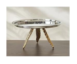 Support à chocolats en acier inoxydable à 3 niveaux Trending Design Round Shape Dessert Snacks Stand du fabricant en Inde - Product Image 4